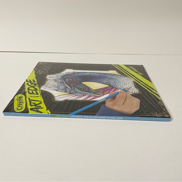 Crayola Art with Edge Fantastic Beasts 30 Page Colouring Book Adult Coloring - Picture 11 of 16